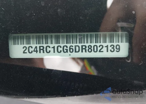 2013 Chrysler Town & Country Touring-L из США, поврежденный, VIN 2C4RC1CG6DR802139